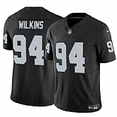 Men & Women & Youth Las Vegas Raiders #94 Christian Wilkins Black 2024 F.U.S.E Vapor Football Stitched Jersey,baseball caps,new era cap wholesale,wholesale hats
